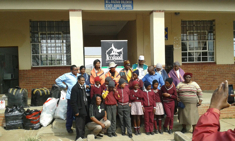 Learners and parents benefitted from the programme which saw beneficiaries receiving quality blankets and warm hats